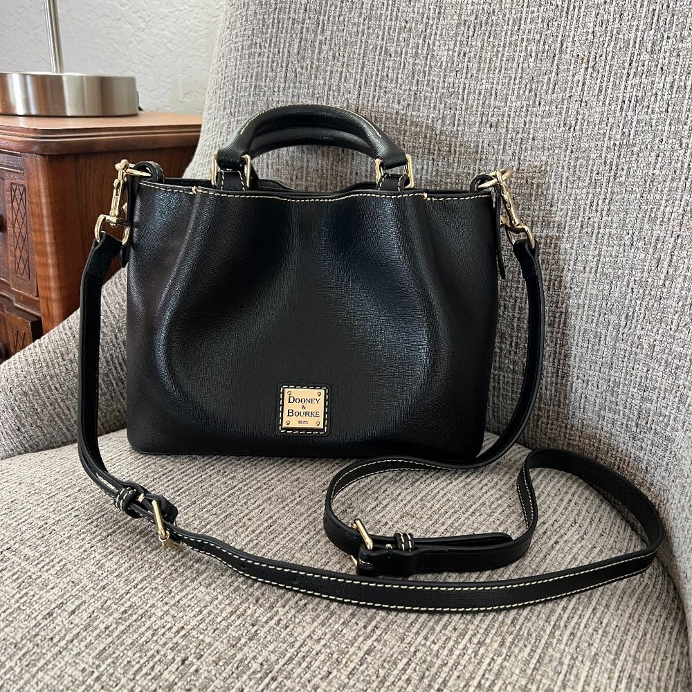 Dooney & Bourke Saffiano Mini Barlow Satchel